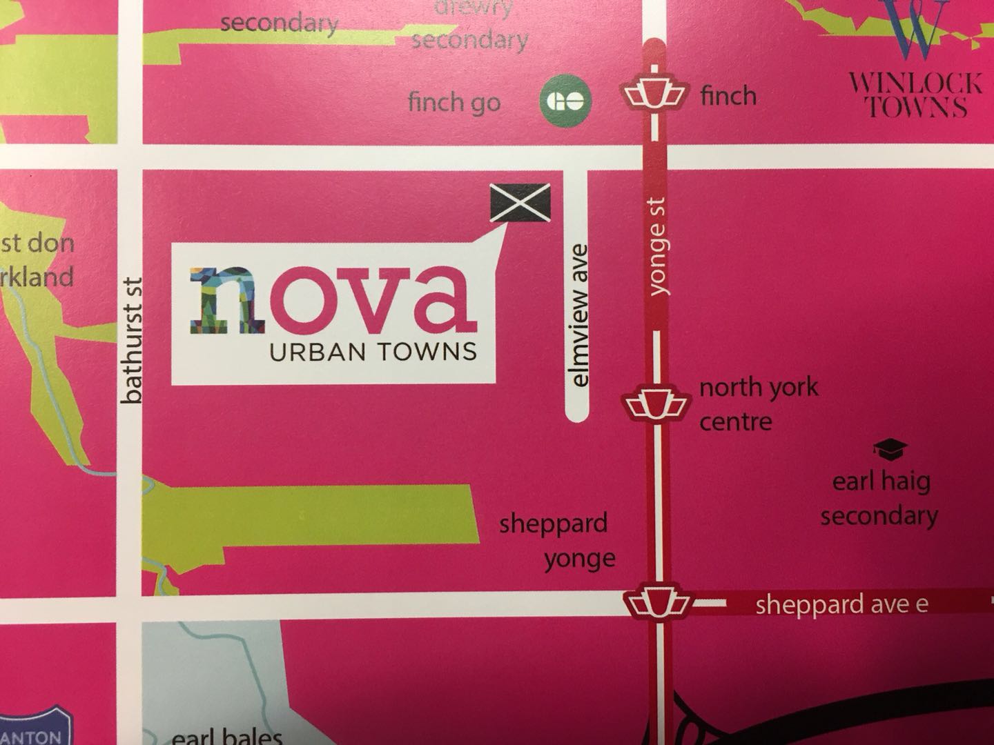nova towns map