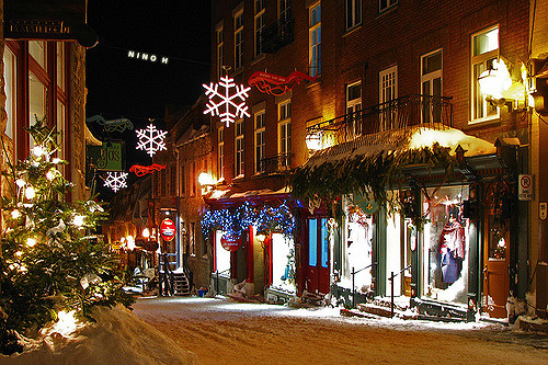 Quebec in christmas